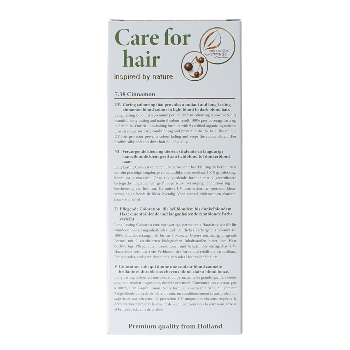 Henna Plus Long lasting colour 7.38 cinnamon 100.00 Milliliter