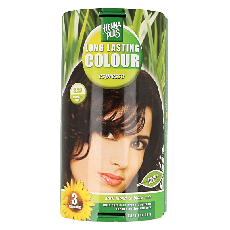 Henna Plus Long lasting colour 3.37 espresso 100 Milliliter