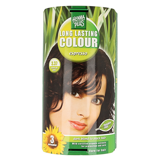 Henna Plus Long lasting colour 3.37 espresso 100 Milliliter