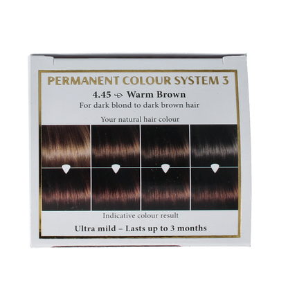Henna Plus Long lasting colour 4.45 warm brown 100 Milliliter