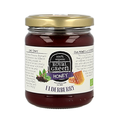 Royal Green Elderberry honey bio 250 Gram