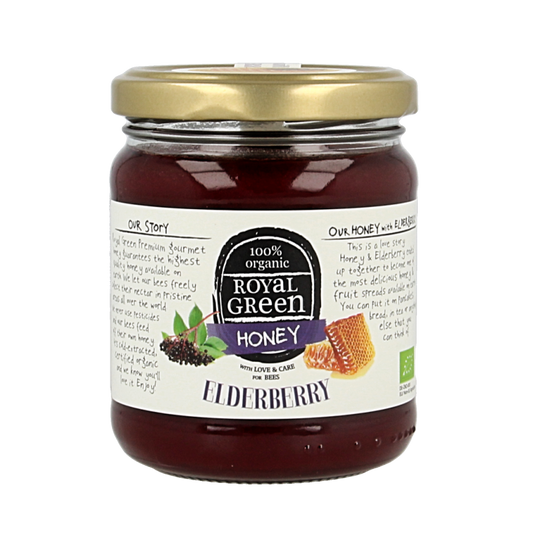Royal Green Elderberry honey bio 250 Gram