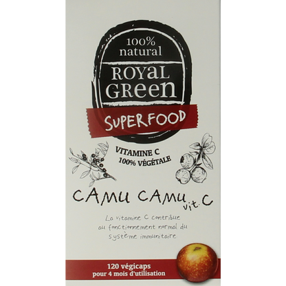 Royal Green Camu camu vitamine C 120.00 Vegetarische capsules