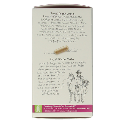 Royal Green Maca bio 60.00 Vegetarische capsules