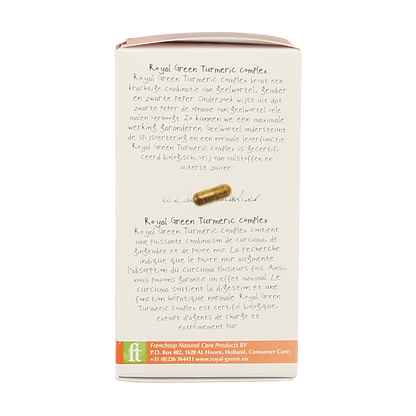 Royal Green Turmeric complex bio 60.00 Vegetarische capsules