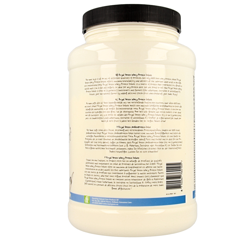Royal Green Whey proteine isolate 600 Gram