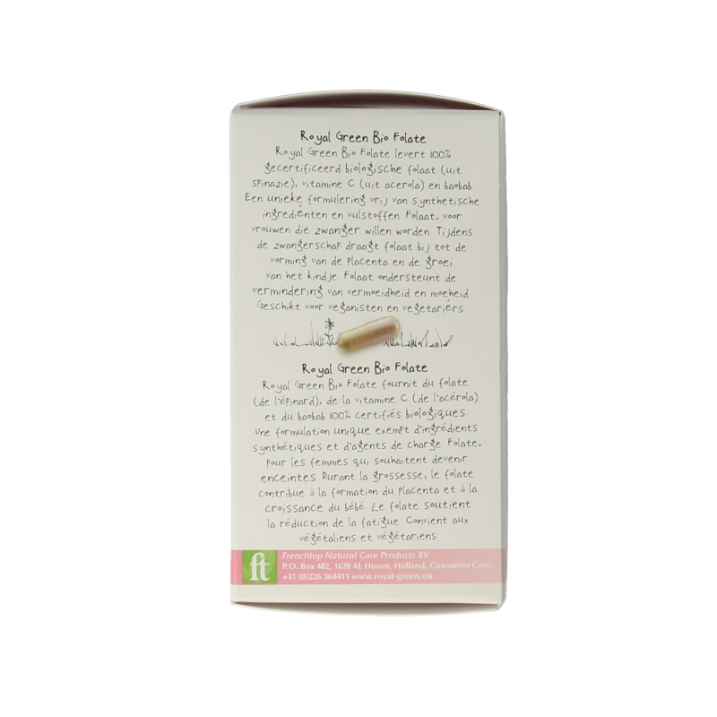 Royal Green Folate bio 60 Vegetarische capsules