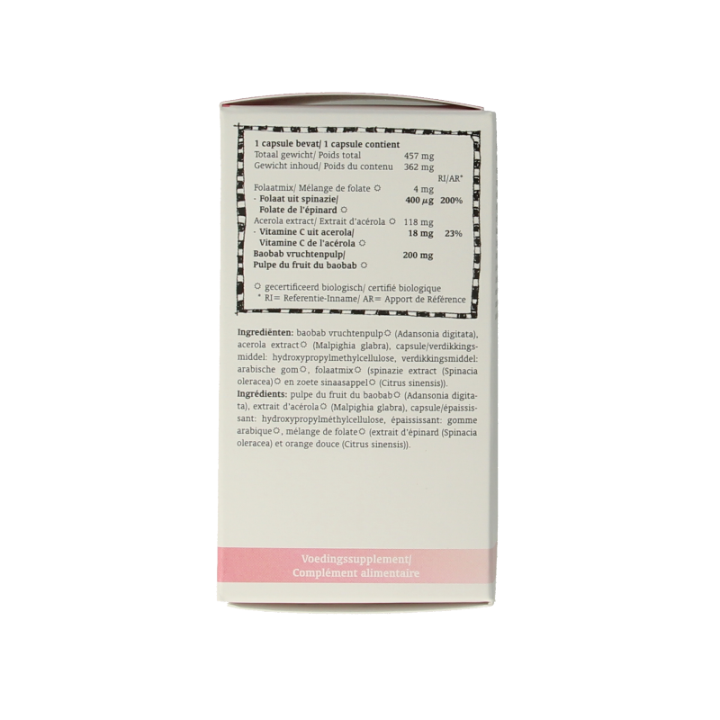 Royal Green Folate bio 60 Vegetarische capsules
