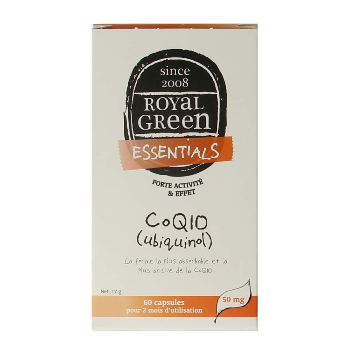 Royal Green Co Q10 ubiquinol 60.00 Capsules