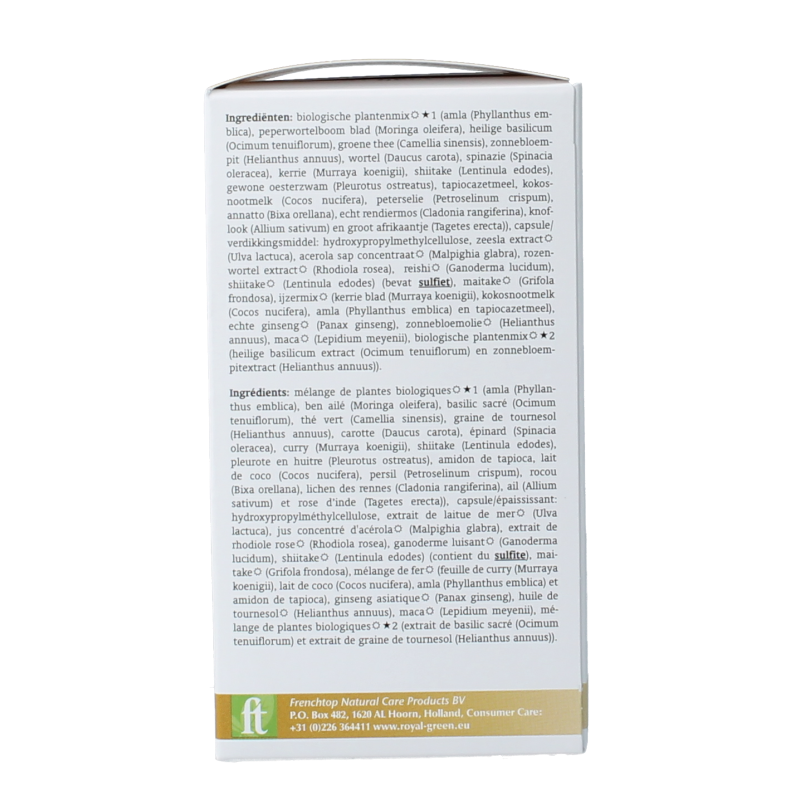 Royal Green Stress & energy multi bio 60 Vegetarische capsules