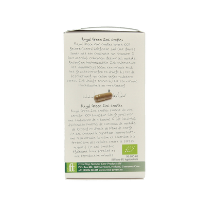 Royal Green Zinc complex bio 60 Vegetarische capsules