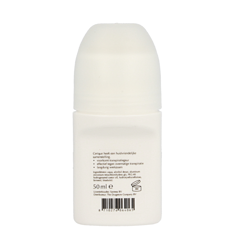 Cerique Deodorant roller ongeparfumeerd 50 Milliliter