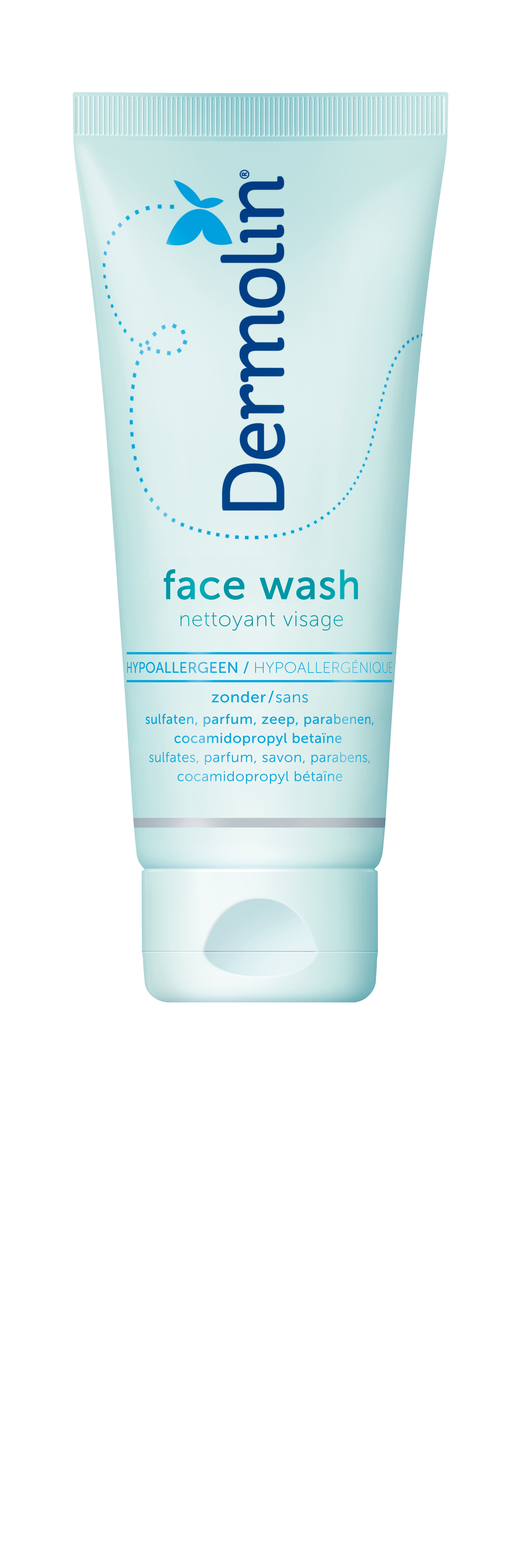 Dermolin Face wash CAPB vrij 100 Milliliter