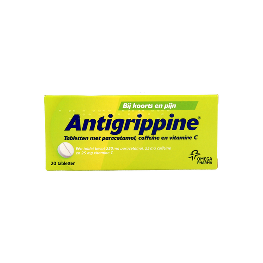 Antigrippine Paracetamol 250mg 20 Tabletten
