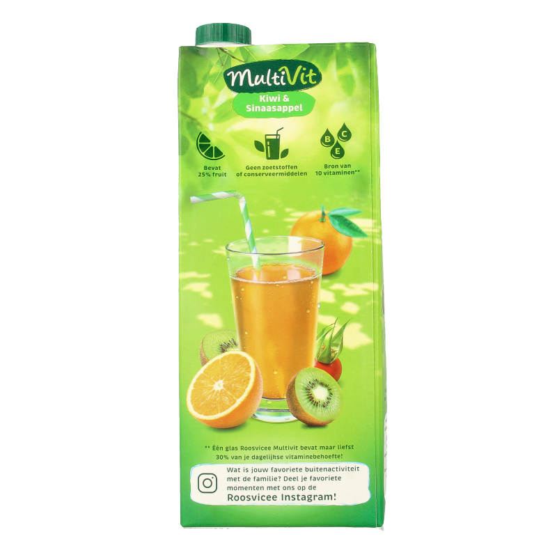 Roosvicee Multivit kiwi/sinaasappelsap 1500 Milliliter