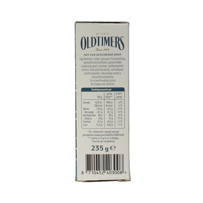Oldtimers Uitblinkers mix 235 Gram