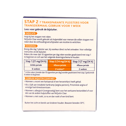 Niquitin Stap 2 14mg 7.00 Stuks