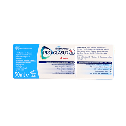 Sensodyne Tandpasta proglasur junior 6+ 50 Milliliter