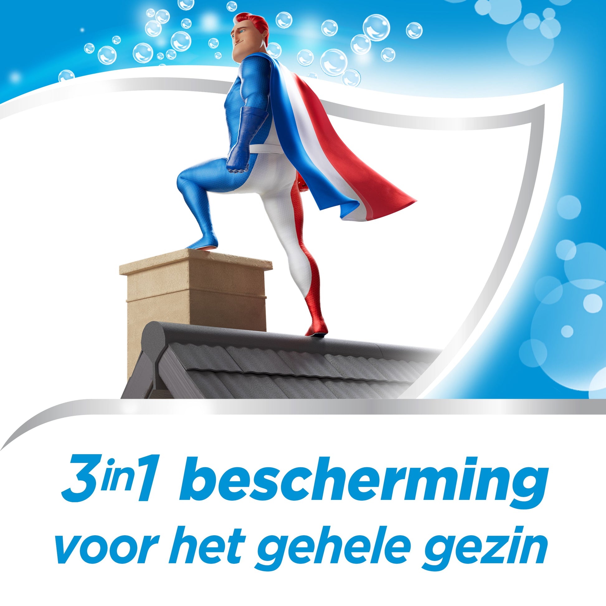 Aquafresh Tandpasta 3-voudige bescherming freshmint 75 Milliliter