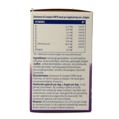 Davitamon Vitamine B complex forte 100 Dragees