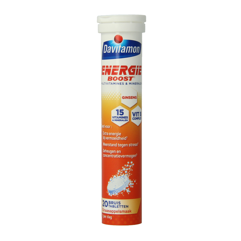 Davitamon Energie boost ginseng 20 Bruistabletten