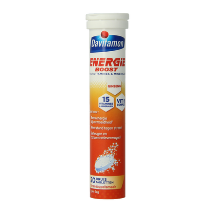Davitamon Energie boost ginseng 20 Bruistabletten