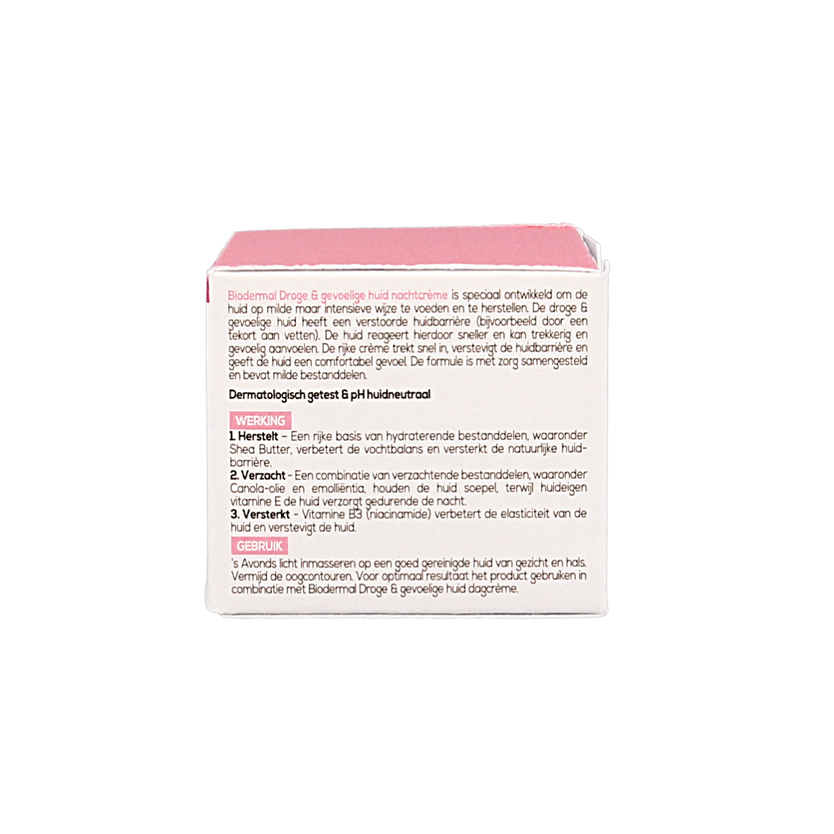 Biodermal Nachtcreme droge en gevoelige huid 50 Milliliter