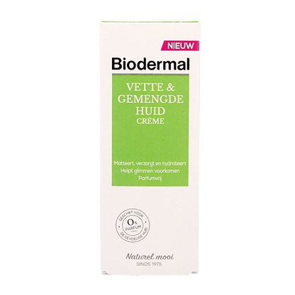 Biodermal Vet & gemengde huid creme 50.00 Milliliter