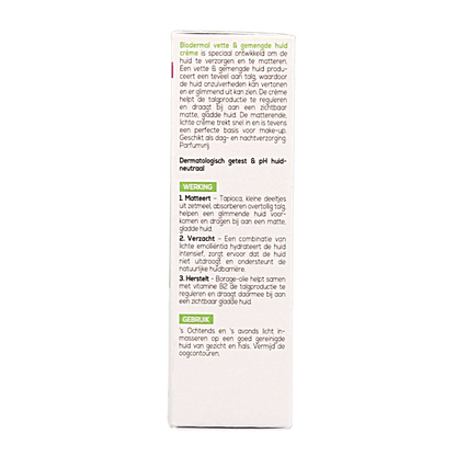 Biodermal Vet & gemengde huid creme 50 Milliliter