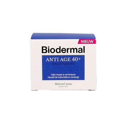 Biodermal Nachtcreme anti-age 40+ 50 Milliliter