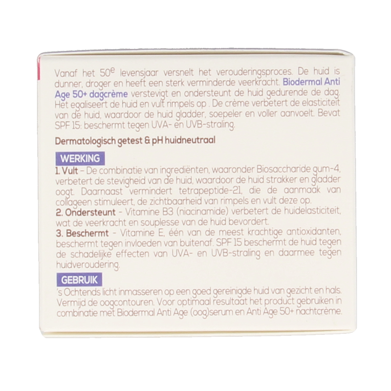 Biodermal Dagcreme anti-age 50+ 50 Milliliter
