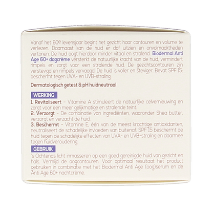 Biodermal Dagcreme anti-age 60+ 50 Milliliter