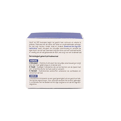 Biodermal Nachtcreme anti-age 60+ 50 Milliliter