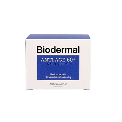 Biodermal Nachtcreme anti-age 60+ 50 Milliliter