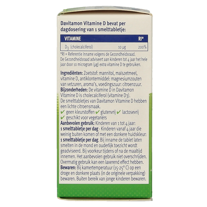 Davitamon Vitamine D kind smelttablet 150 Tabletten