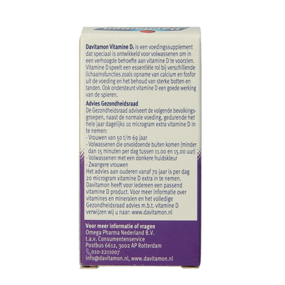 Davitamon Vitamine D volwassenen smelttablet 150 Tabletten