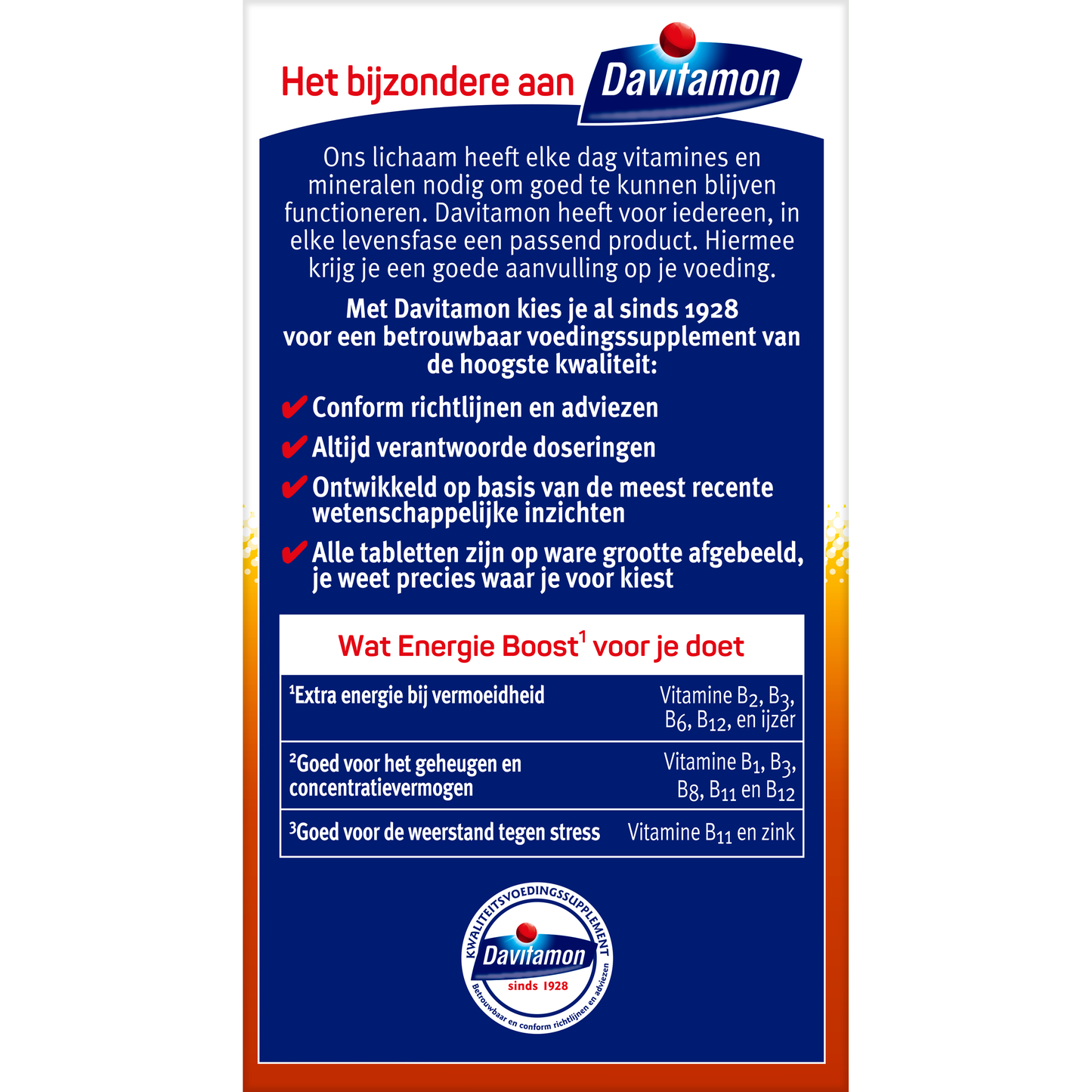 Davitamon Energie boost bosvruchten 40.00 Kauwtabletten