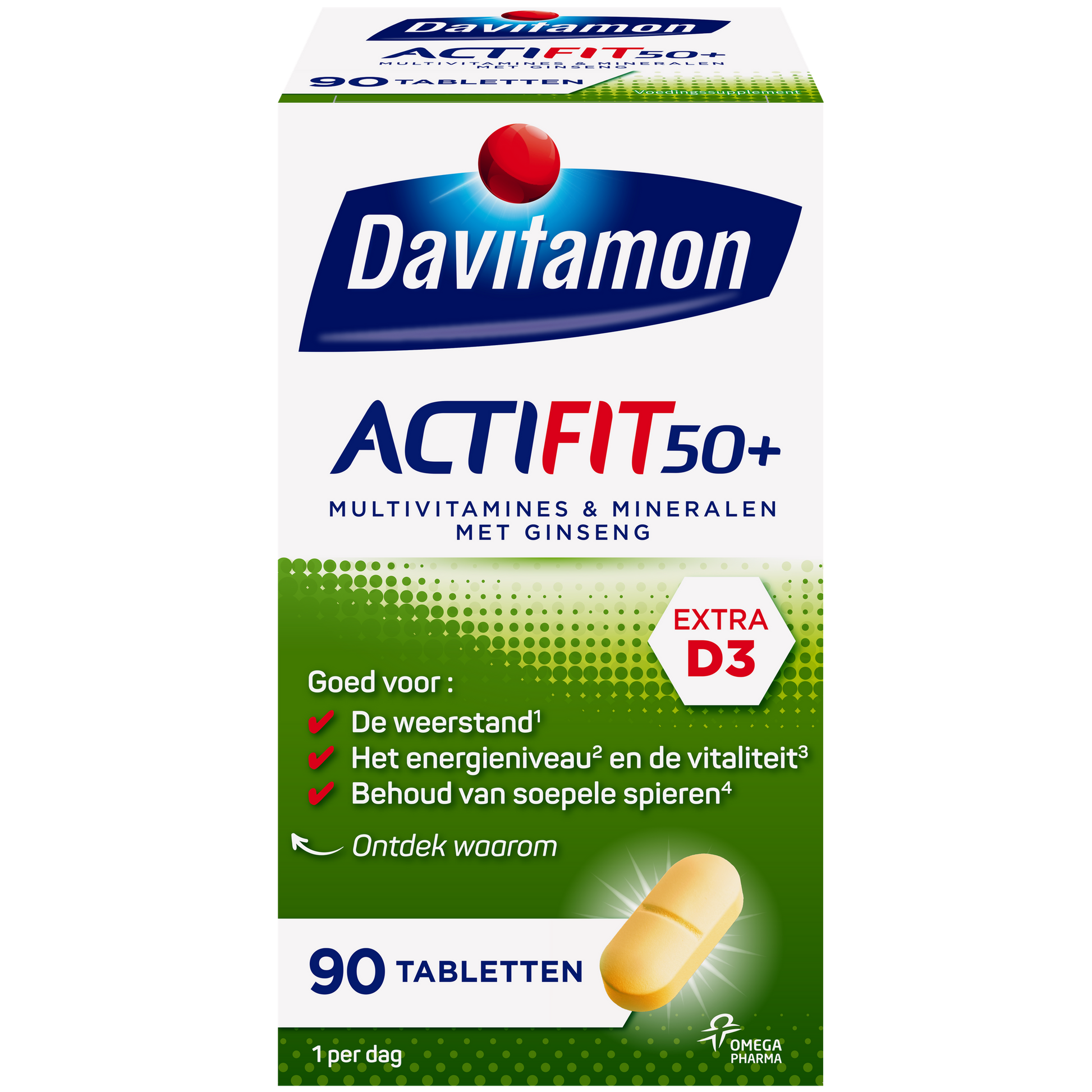 Davitamon Actifit 50+ 90.00 Tabletten