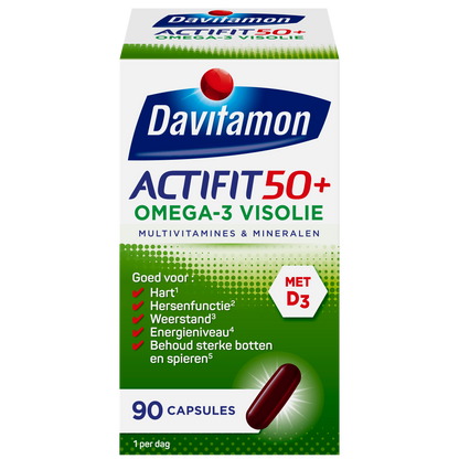 Davitamon Actifit 50+ omega 3 90.00 Capsules
