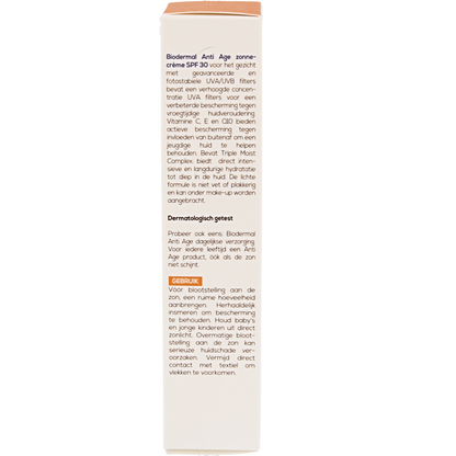 Biodermal Anti-age creme gezicht SPF30 40 Milliliter