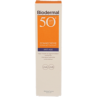 Biodermal Anti age creme gezicht SPF50+ 40 Milliliter