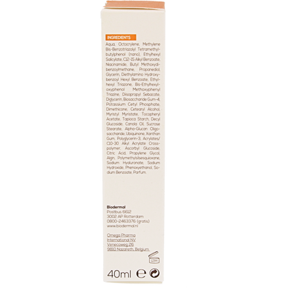 Biodermal Anti age creme gezicht SPF50+ 40 Milliliter