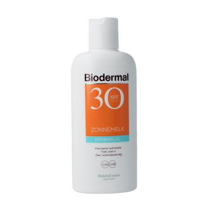 Biodermal Zonnemelk hydraplus SPF30 200 Milliliter