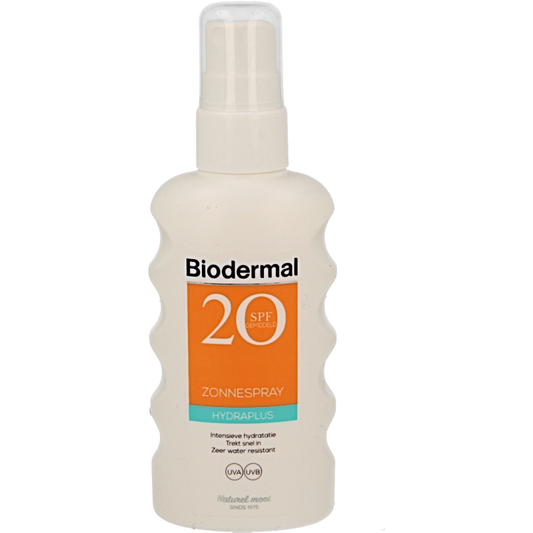 Biodermal Zonnespray hydraplus SPF20 175 Milliliter