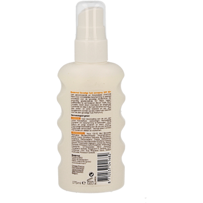 Biodermal Zonnespray gevoelige huid SPF50+ 175 Milliliter