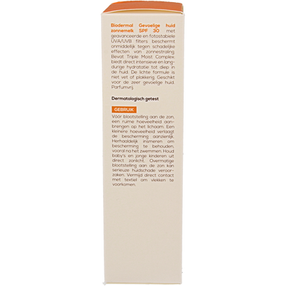 Biodermal Zonnemelk gevoelige huid SPF30 200 Milliliter
