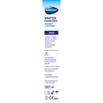 Wartner Wrattenpleister 24 Stuks