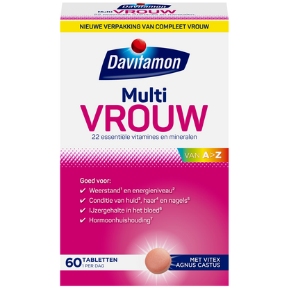 Davitamon Multi vrouw 60.00 Tabletten
