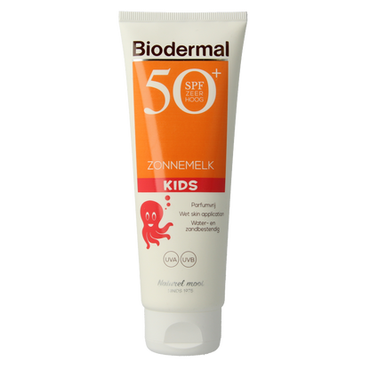 Biodermal Zonnemelk kids SPF50+ 125 Milliliter