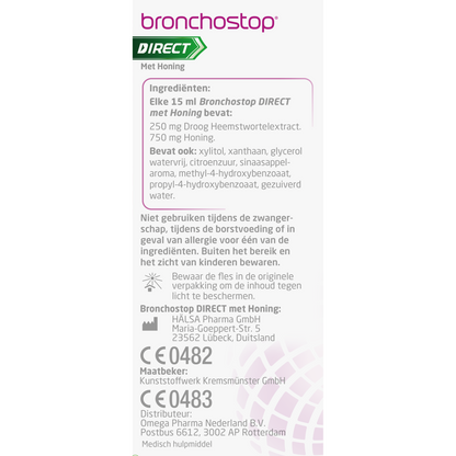 Bronchostop Hoestdrank direct met honing 120.00 Milliliter
